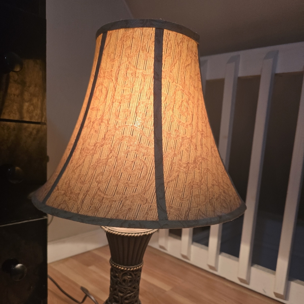 Elegant Tan Table Lamp